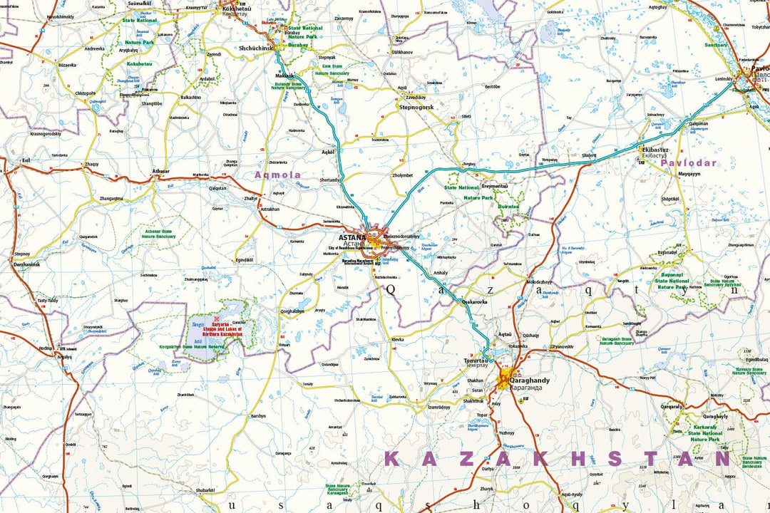 Carte routière - Kazakhstan | Reise Know How carte routière Reise Know-How 