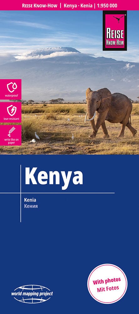 Carte routière - Kenya | Reise Know How carte routière Reise Know-How 