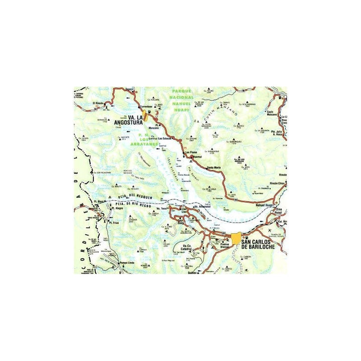 Carte routière - Lagos del Sur et Araucanie | Zagier y Urruty carte routière Zagier y Urruty 