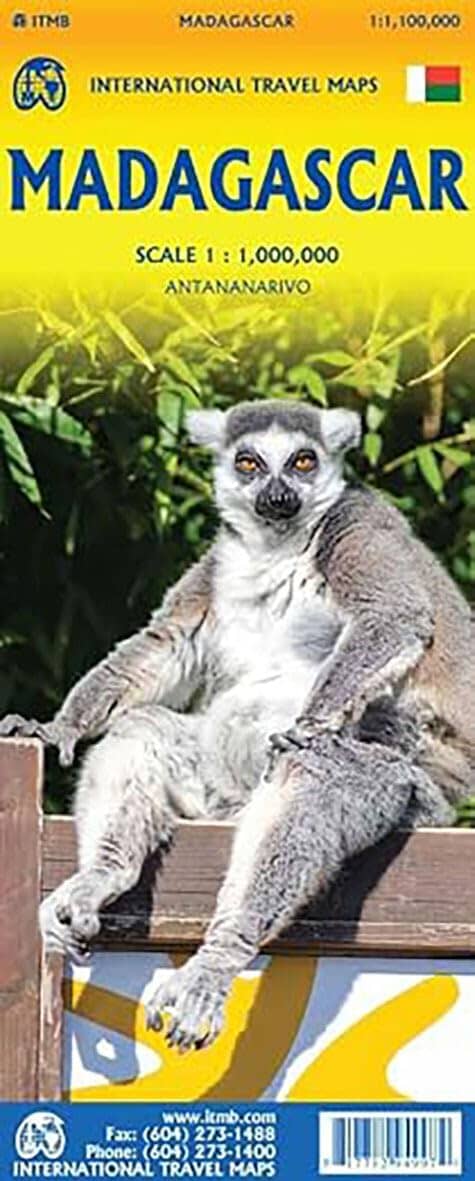 Carte routière - Madagascar | ITM carte routière ITM 