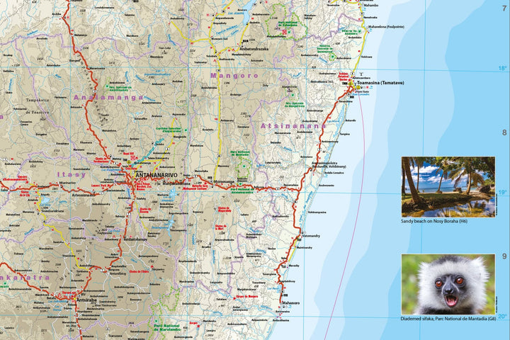 Carte routière - Madagascar | Reise Know-How carte routière Reise Know-How 