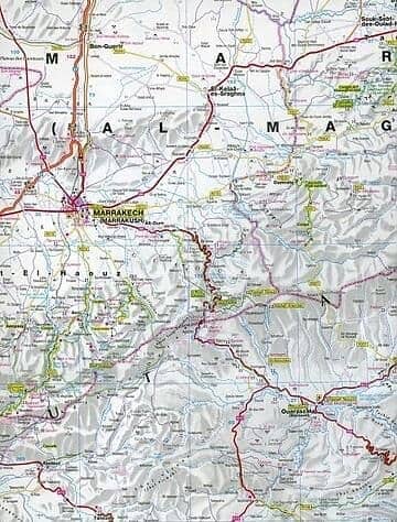 Carte routière - Maroc | IGN carte routière IGN