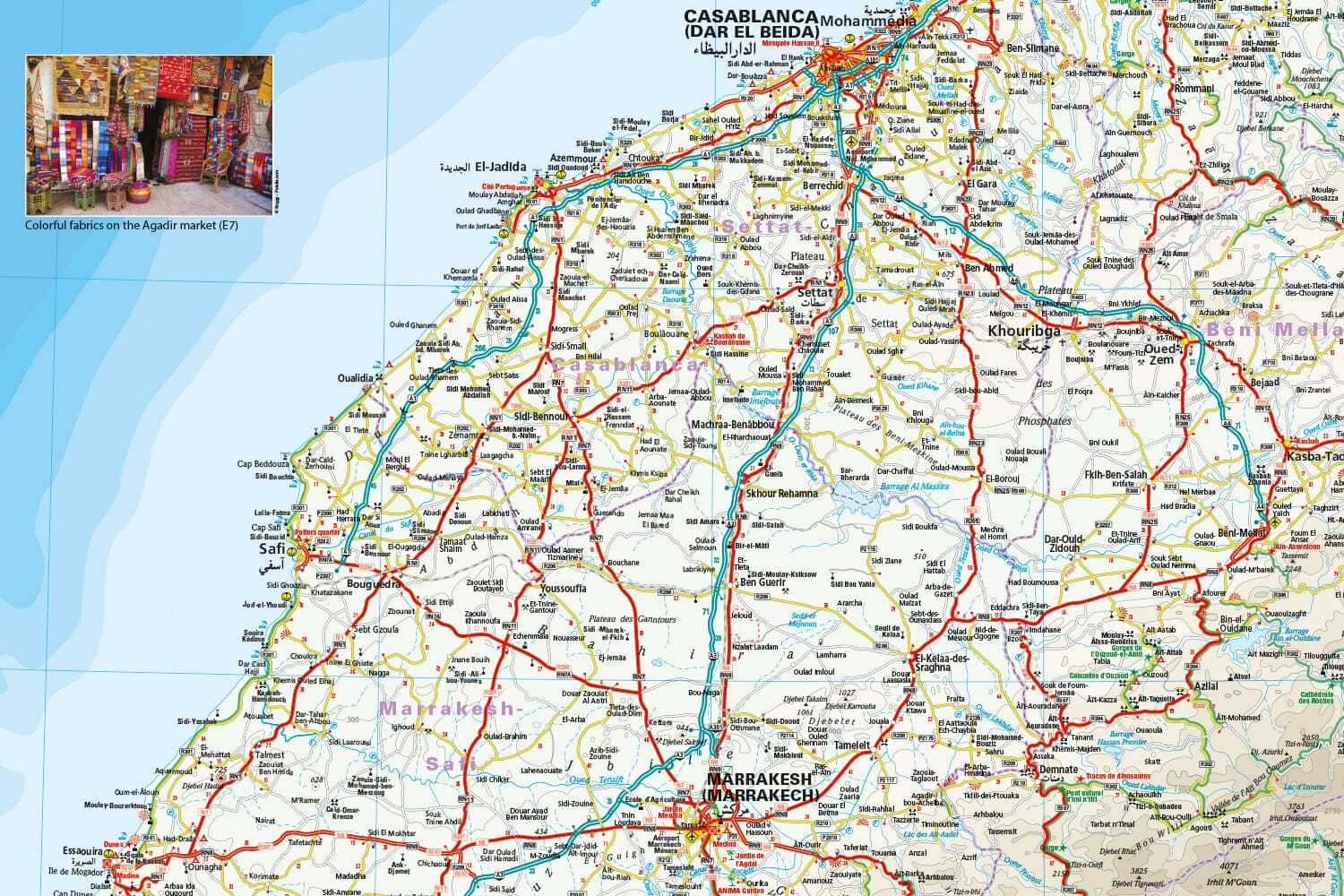 Carte routière - Maroc | Reise Know How carte routière Reise Know-How 