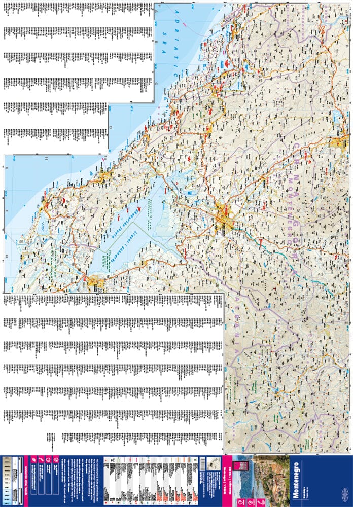 Carte routière - Monténégro | Reise Know How carte routière Reise Know-How