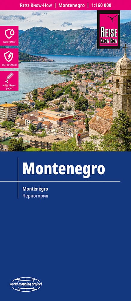 Carte routière - Monténégro | Reise Know How carte pliée Reise Know-How 