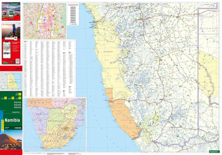 Carte routière - Namibie | Freytag & Berndt carte routière Freytag & Berndt 