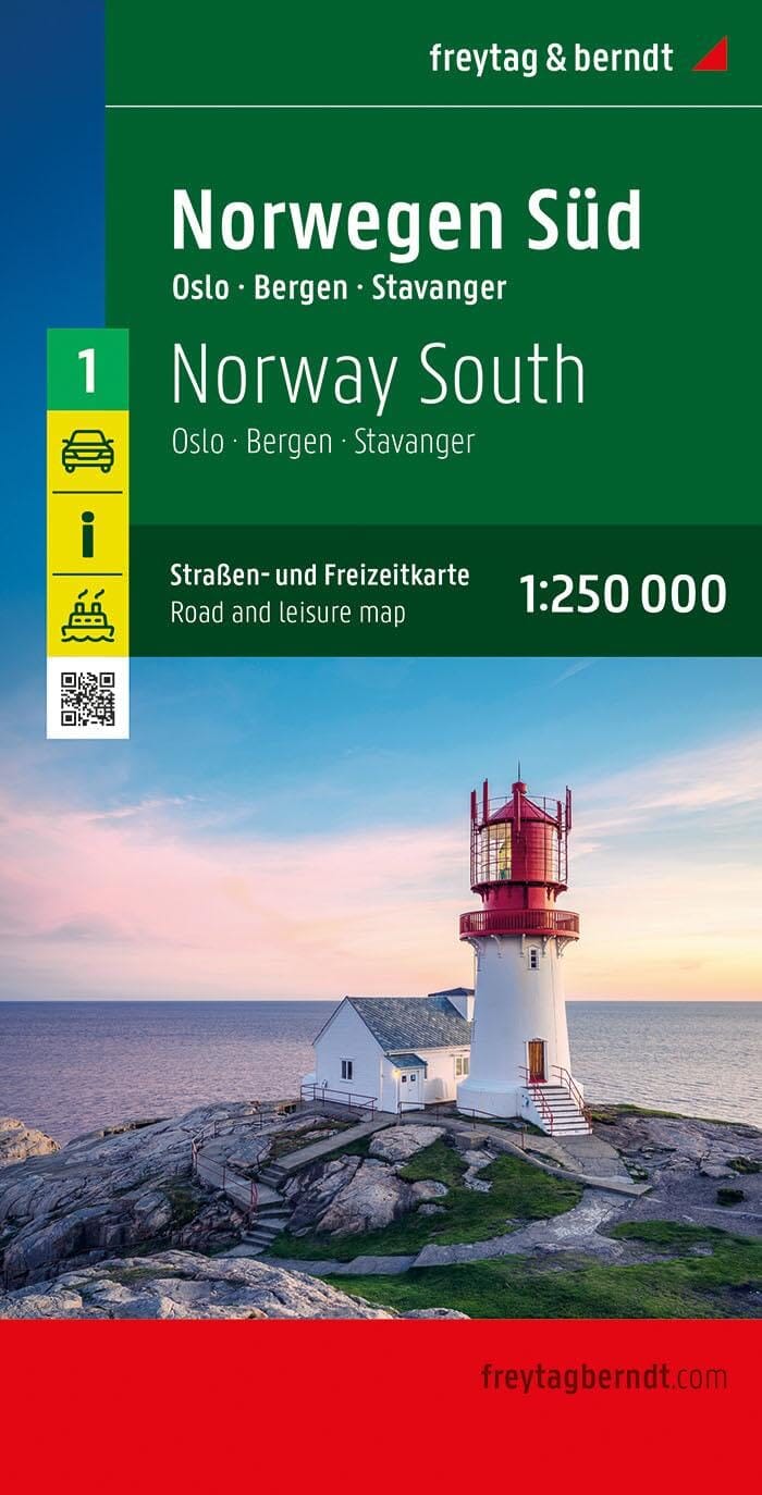 Road map No. 1 - Southern Norway (Oslo, Bergen, Stavanger Road map No. 1 - Southern Norway (Oslo, Bergen, Stavanger