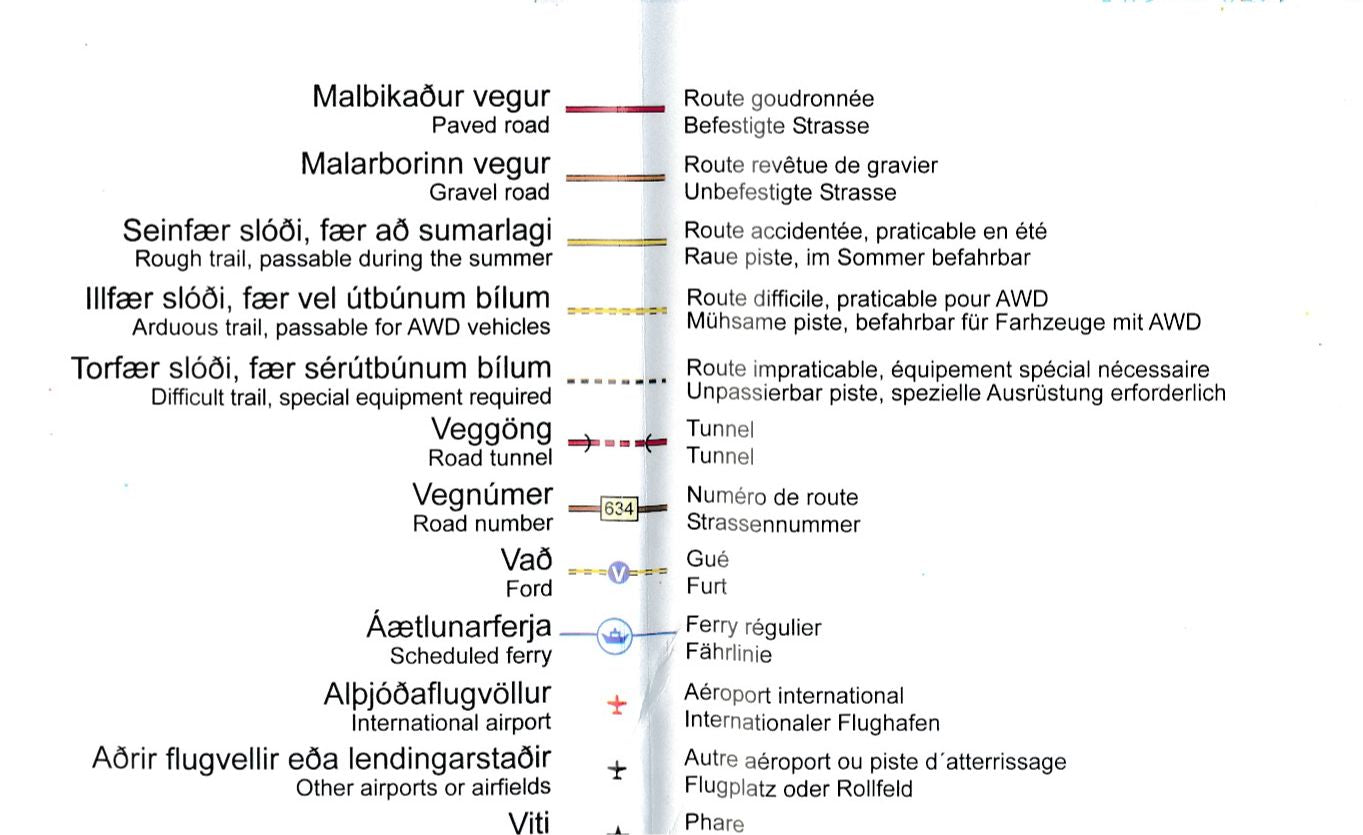 Carte routière n° 3 - Islande Nord-Est | Ferdakort carte routière Ferdakort