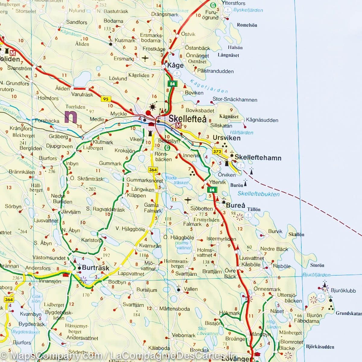Carte routière n° 5 - Suède Nord (Östersund) | Freytag & Berndt carte routière Freytag & Berndt