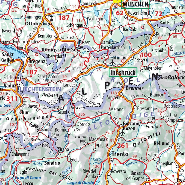 Carte routière n° 705 - Europe 2026 - édition multilingue | Michelin carte routière Michelin 