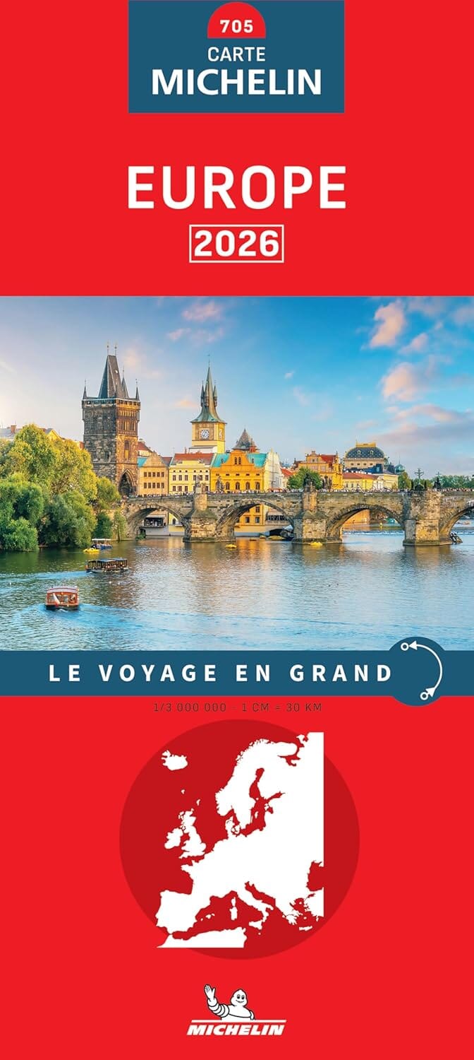 Carte routière n° 705 - Europe 2026 | Michelin carte routière Michelin 