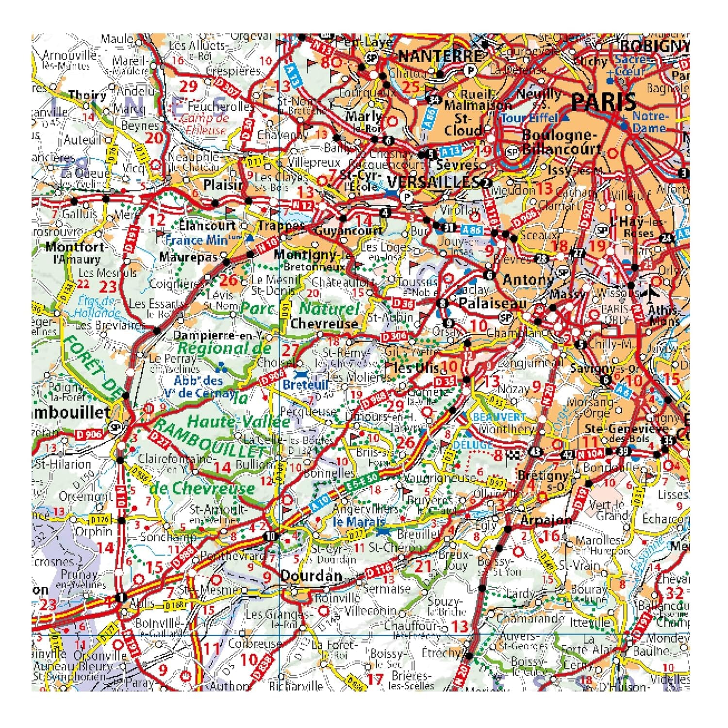 Carte routière n° 706 - 1/4 France - Nord-Ouest 2024 | Michelin carte routière Michelin