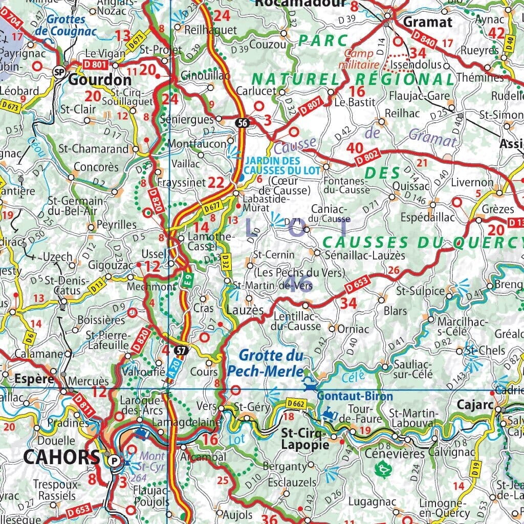 Carte routière n° 708 - 1/4 France - Sud-Ouest 2026 | Michelin carte routière Michelin