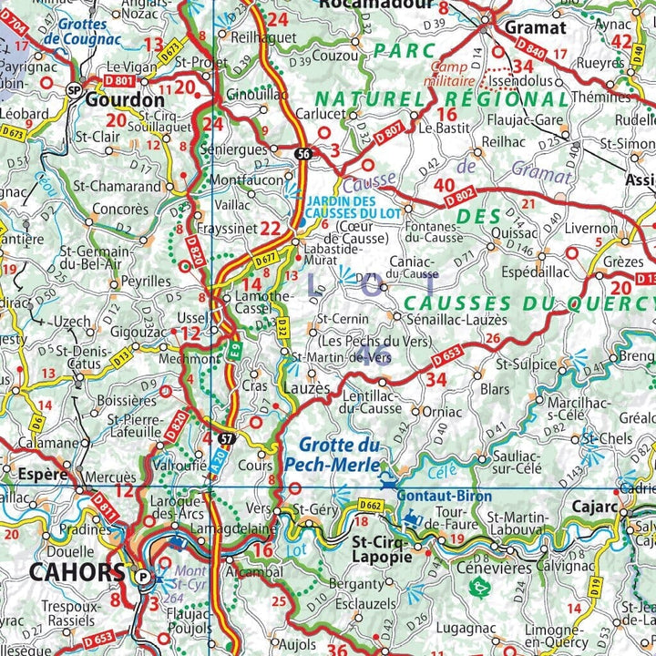 Carte routière n° 708 - France Sud-Ouest 2023 | Michelin carte pliée Michelin 