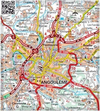 Carte routière n° 708 - 1/4 France - Sud-Ouest 2026 | Michelin carte routière Michelin