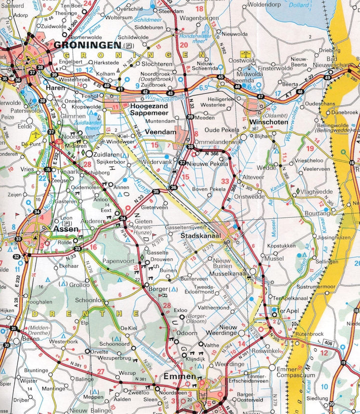 Carte routière n° 715 - Pays-Bas 2022 | Michelin carte pliée Michelin 