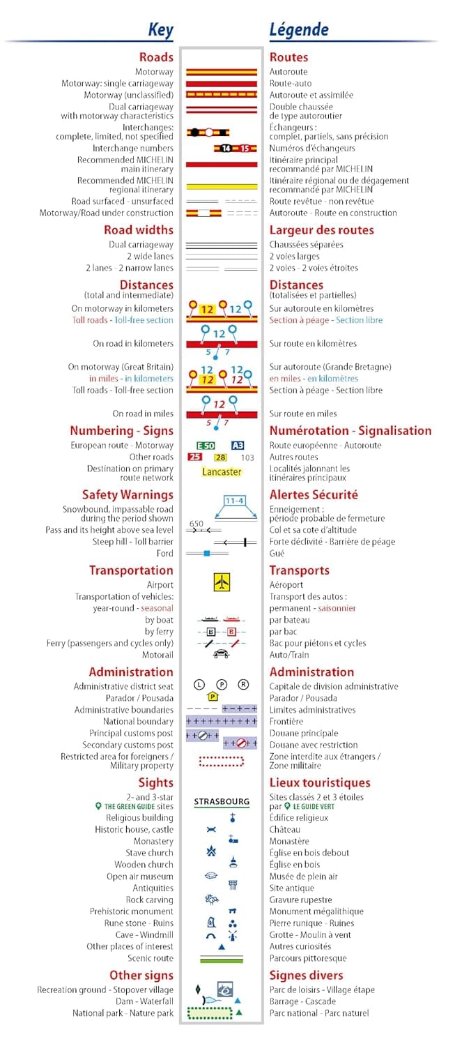 Carte routière n° 721 - France 2026 | Michelin carte routière Michelin