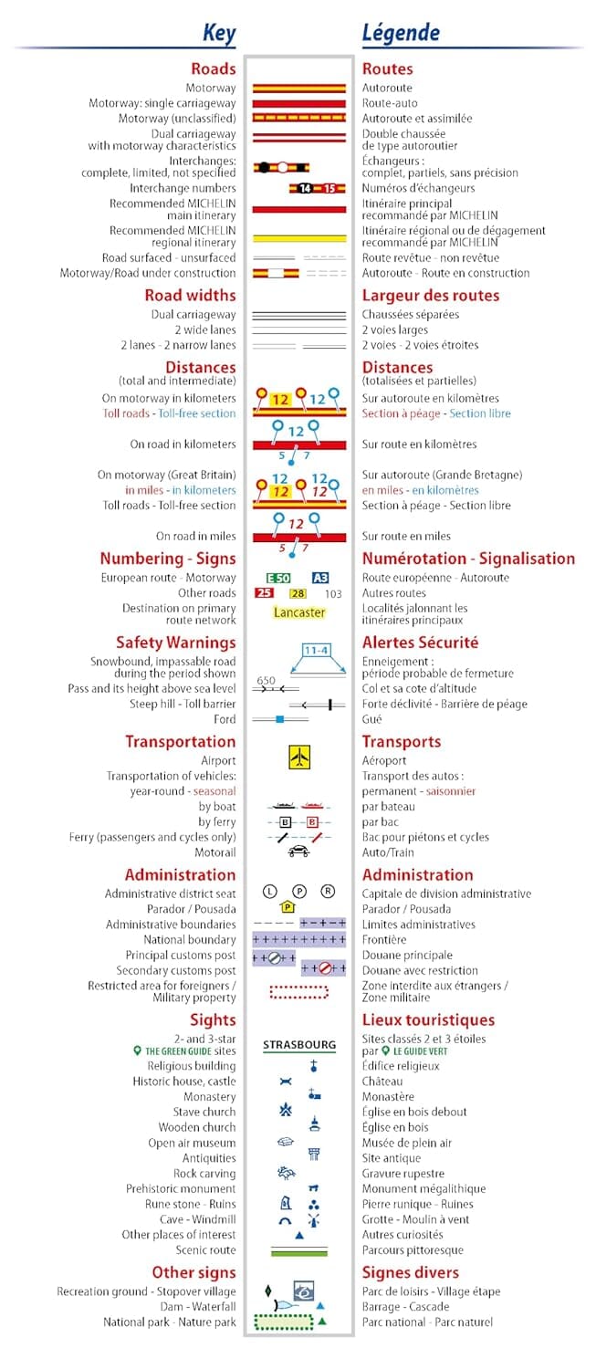 Carte routière n° 722 - France 2026 (recto-verso) | Michelin carte routière Michelin