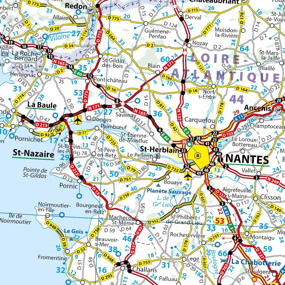 Road Map No. 722 - France 2026 (front and back) | Michelin – Cartovia