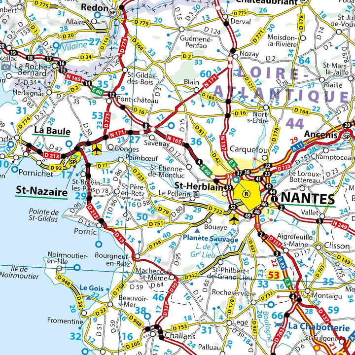 Carte routière n° 722 - France 2026 (recto-verso) | Michelin carte de voyage Michelin 
