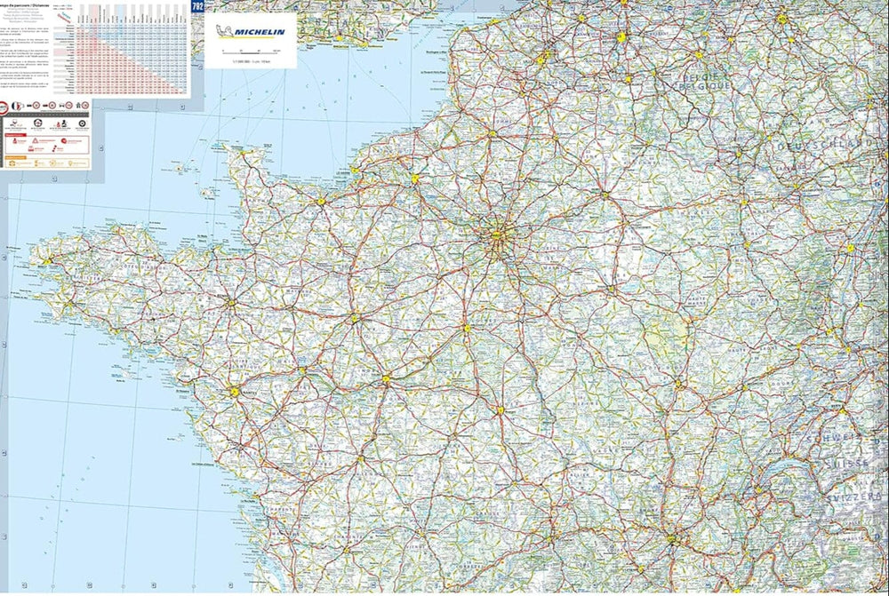 Carte routière n° 722 - France (recto-verso) 2025 | Michelin carte pliée Michelin 