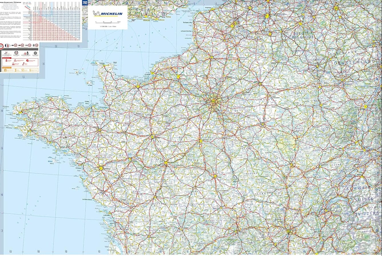 Carte routière n° 792 - France 2026 (indéchirable) | Michelin carte routière Michelin