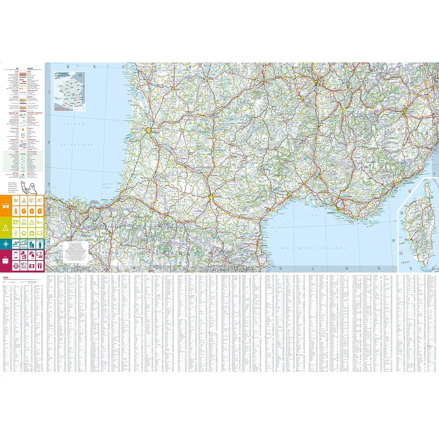 Carte routière n° 792 - France 2026 (indéchirable) | Michelin carte routière Michelin