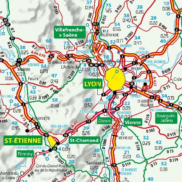 Carte routière n° 726 - France : Grands Itinéraires 2024 | Michelin carte pliée Michelin 