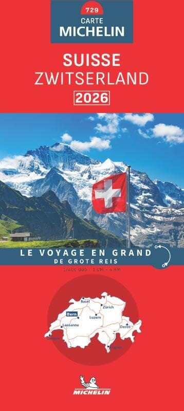 Panoramic Map Of Switzerland Hallwag Panoramic Maps Cartovia Carte Routiere Ndeg 729 Suisse 2026 Michelin Carte Routiere Michelin 437348 