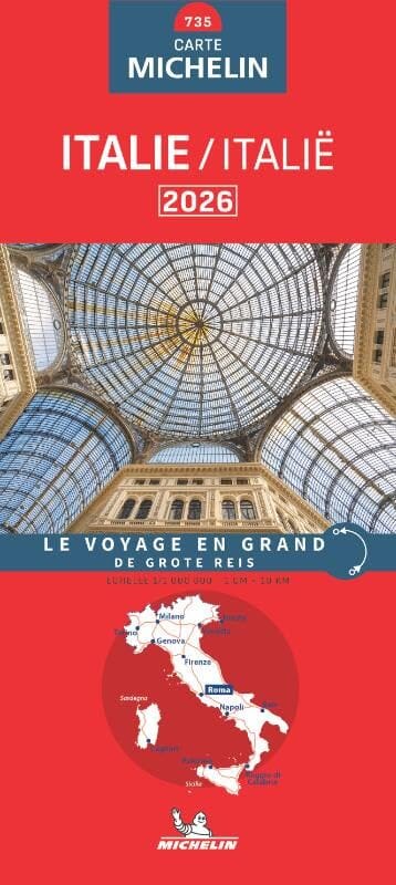 Carte routière n° 735 - Italie 2026 | Michelin carte routière Michelin 
