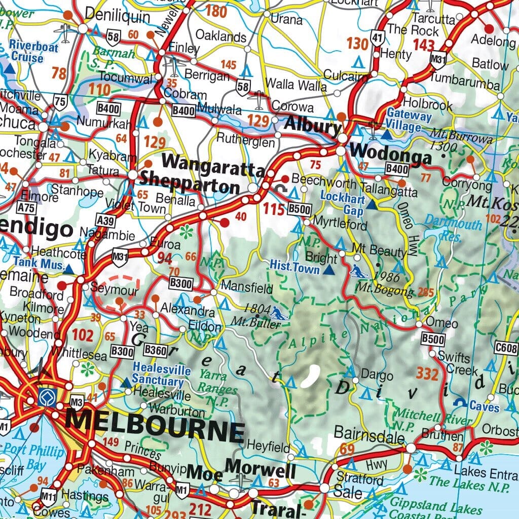 Carte routière n° 785 - Australie | Michelin carte pliée Michelin 