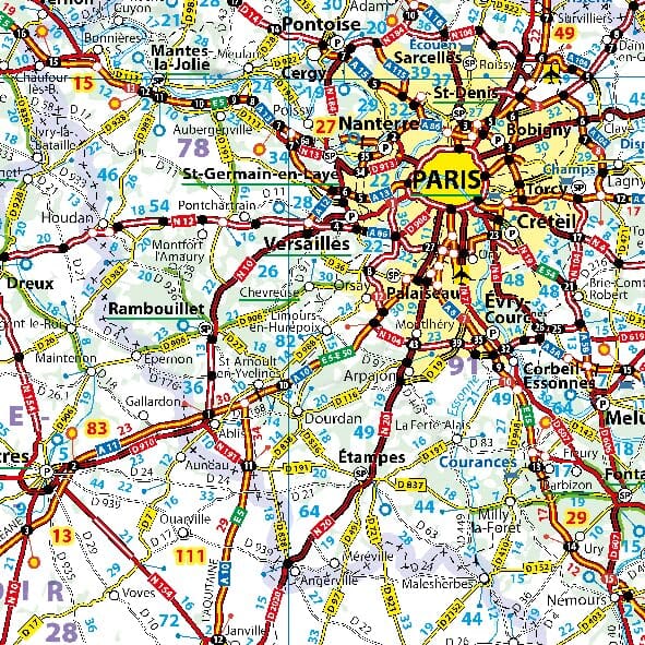 Carte routière n° 792 - France (indéchirable) 2025 | Michelin carte pliée Michelin 