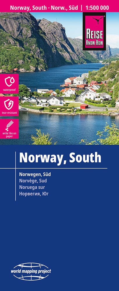 Carte routière - Norvège Sud | Reise Know How carte routière Reise Know-How