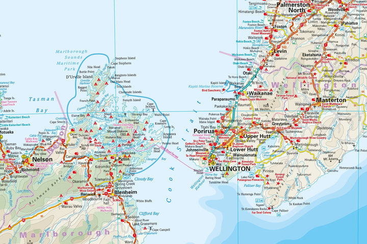 Carte routière - Nouvelle Zélande | Reise Know How carte routière Reise Know-How