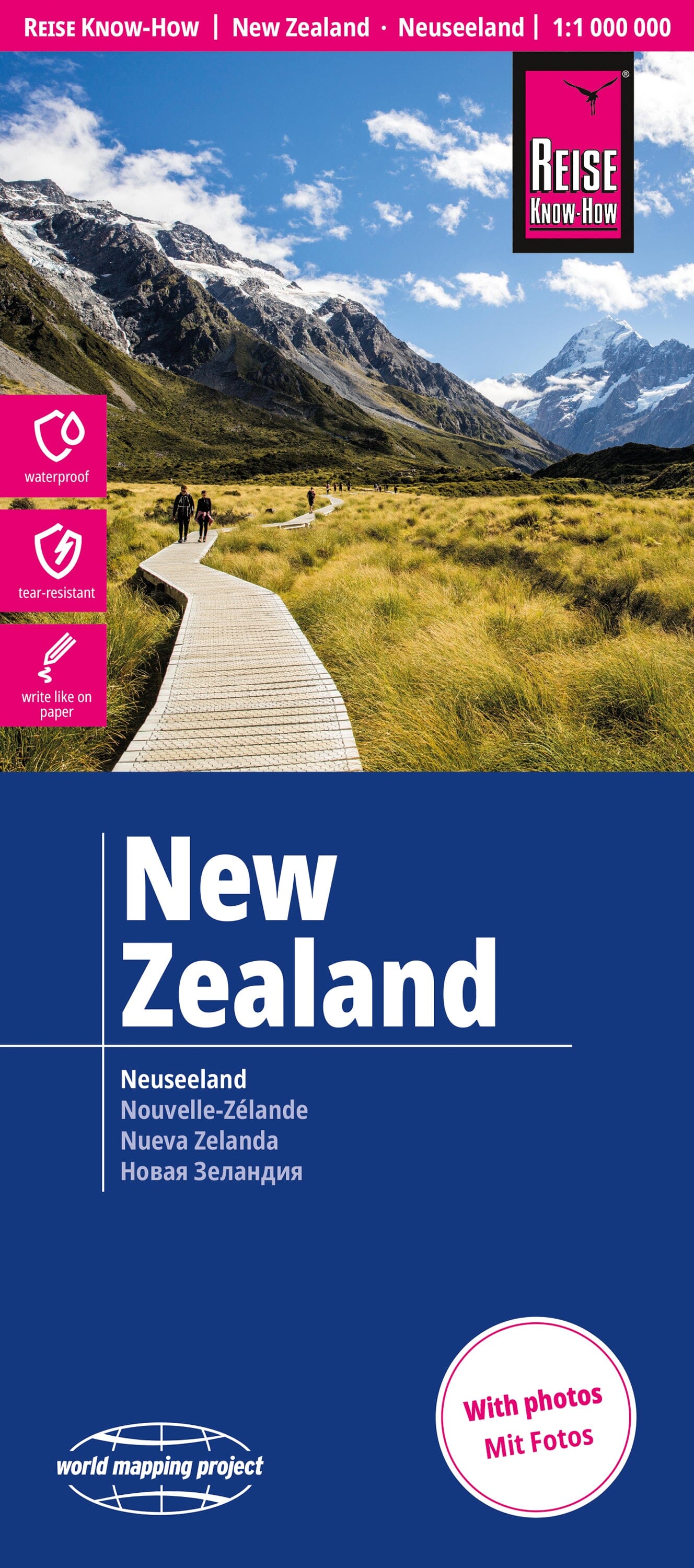 Carte routière - Nouvelle Zélande | Reise Know How carte routière Reise Know-How