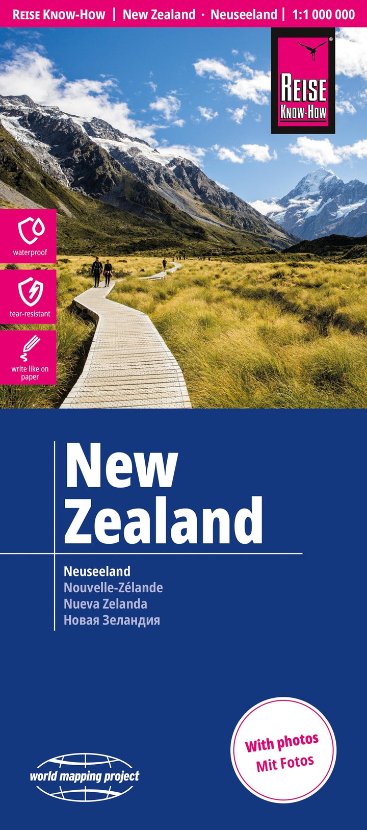 Carte routière - Nouvelle Zélande | Reise Know How carte routière Reise Know-How