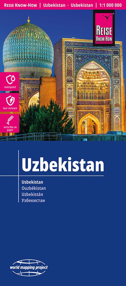 Carte routière - Ouzbékistan | Reise Know How carte routière Reise Know-How 
