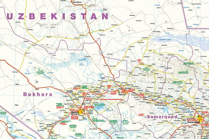 Carte routière - Ouzbékistan | Reise Know How carte routière Reise Know-How 