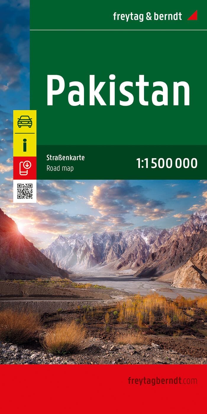 Carte routière - Pakistan | Freytag & Berndt carte routière Freytag & Berndt