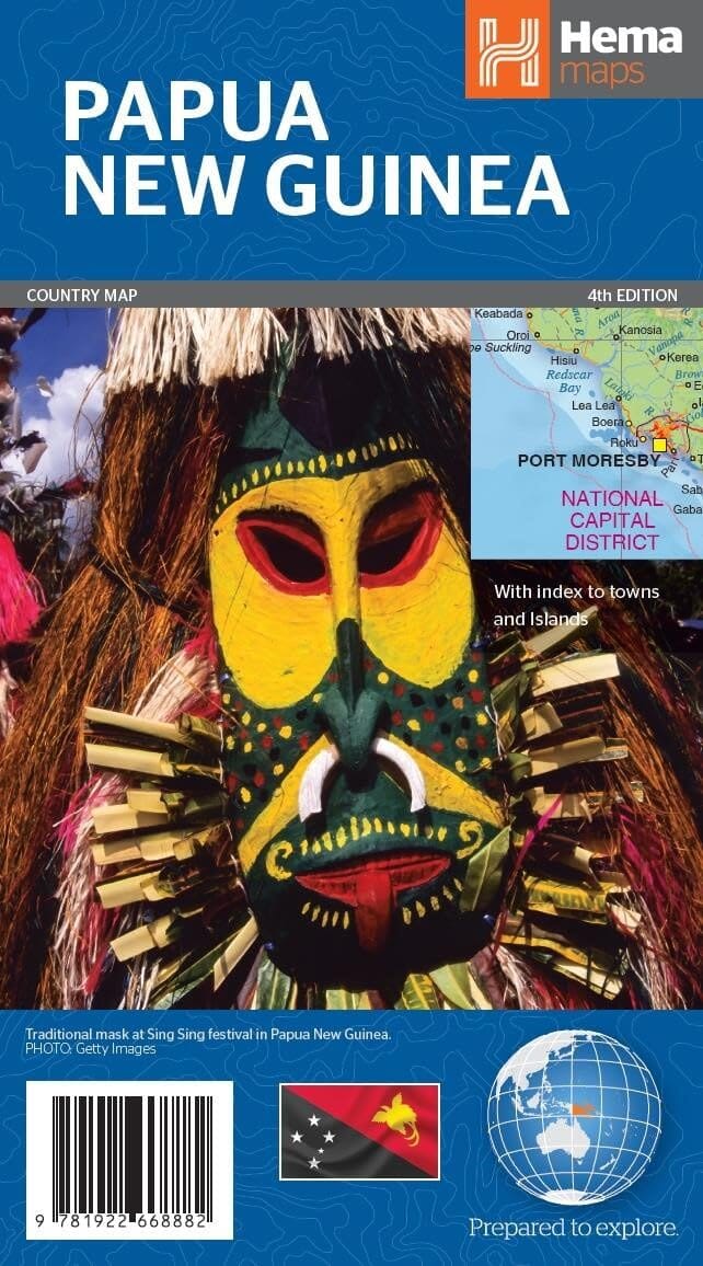 Carte routière - Papouasie & Nouvelle Guinée | Hema Maps carte pliée Hema Maps 