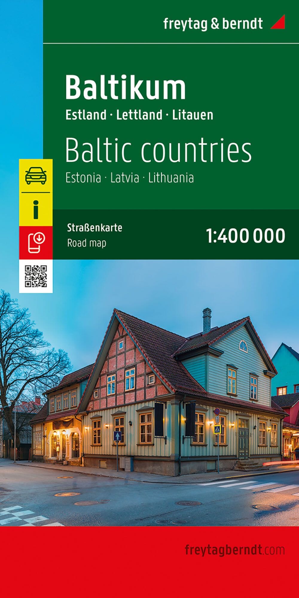 Carte routière - Pays Baltes | Freytag & Berndt carte routière Freytag & Berndt