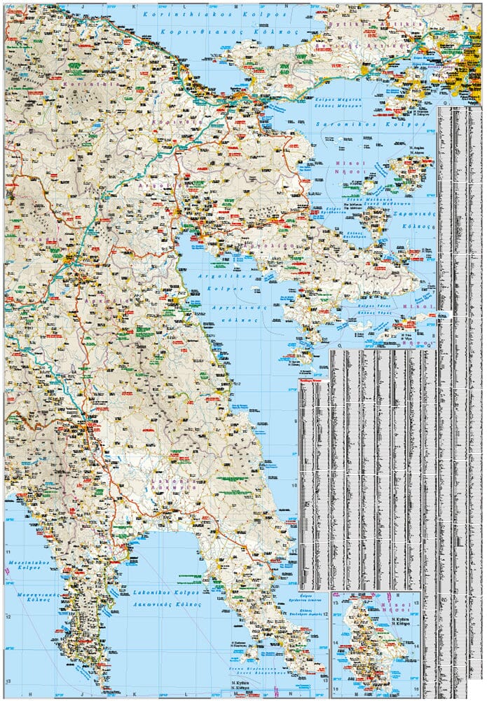 Carte routière - Péloponnèse | Reise Know How carte pliée Reise Know-How 