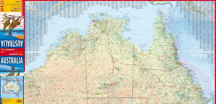 Carte routière plastifiée - Australie | Express Map carte pliée Express Map 