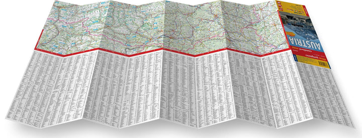Carte routière plastifiée - Autriche | Express Map carte pliée Express Map 