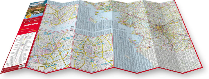 Carte routière plastifiée - Bretagne | Express Map carte routière Express Map 