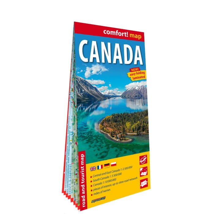 Carte routière plastifiée - Canada | Express Map carte pliée Express Map 