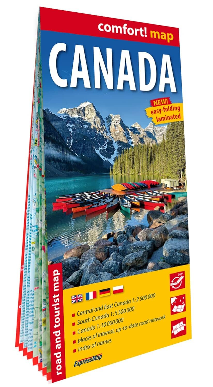 Carte routière plastifiée - Canada | Express Map carte routière Express Map 