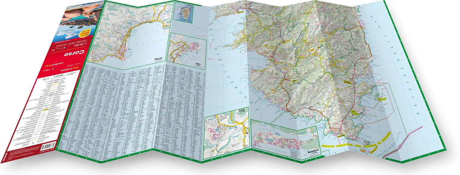 Carte routière plastifiée - Corse | Express Map carte routière Express Map 