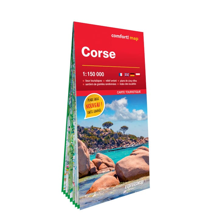 Carte routière plastifiée - Corse | Express Map carte routière Express Map 