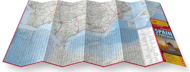 Carte routière plastifiée - Espagne, Portugal | Express Map carte routière Express Map 
